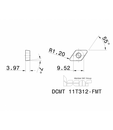 DCMT 11T312-FMT IC520N