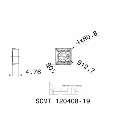 SCMT 120408-19 IC520M