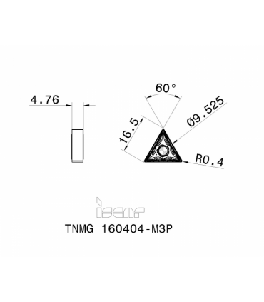 TNMG 160404-M3P IC830
