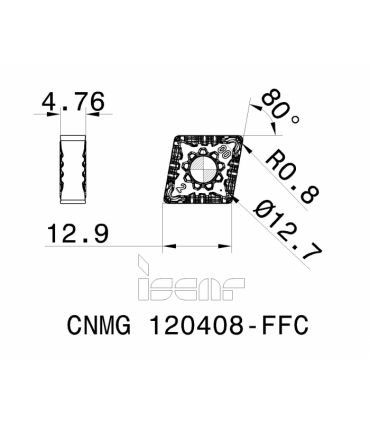 CNMG 120408-FFC IC20N