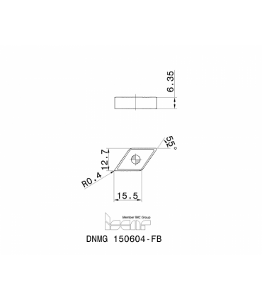 DNMG 150604-FB IC20N