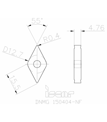 DNMG 150404-NF IC807