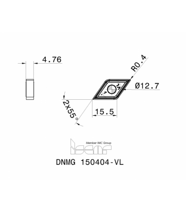 DNMG 150404-VL IC806