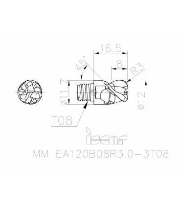 MM EA120B08R3.0-3T08 IC08