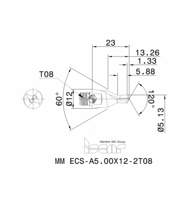 MM ECS-A5.00X12-2T08 IC908