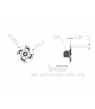 MM GRIT22K086-000-4T8 IC908