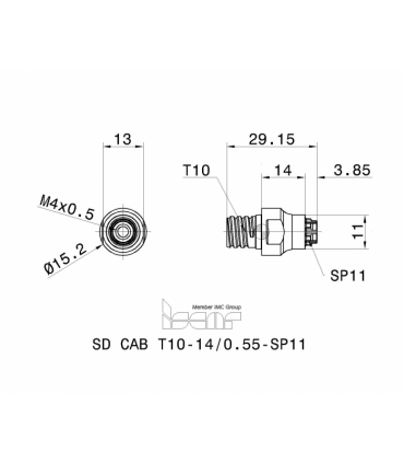 SD CAB T10-14/0.55-SP11