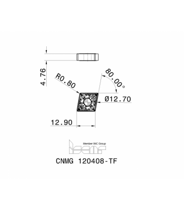CNMG 120408-TF IC908