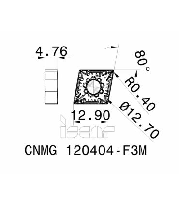 CNMG 120404-F3M IC806