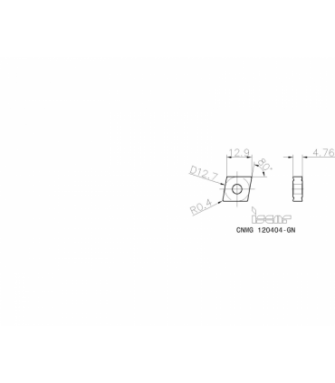 CNMG 120404-GN IC428
