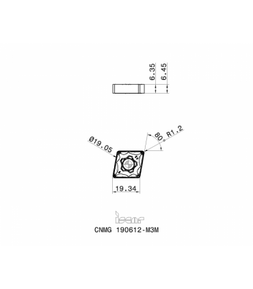 CNMG 190612-M3M IC6025
