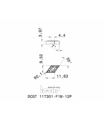 DCGT 11T301-F1M-12P IC1008