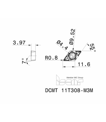 DCMT 11T308-M3M IC807
