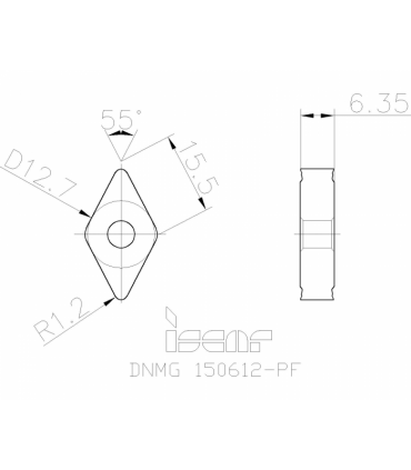 DNMG 150612-PF IC8150