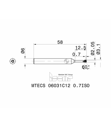 MTECS 06031C12 0.7ISO IC908