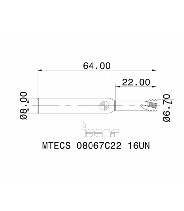 MTECS 08067C22 16UN IC908