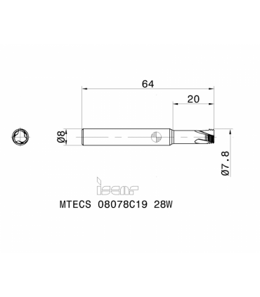 MTECS 08078C19 28W IC908