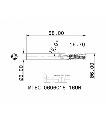 MTEC 0606C16 16UN IC908