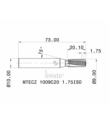 MTECZ 1009C20 1.75ISO IC908