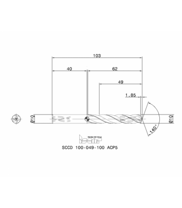 SCCD 100-049-100 ACP5 IC608