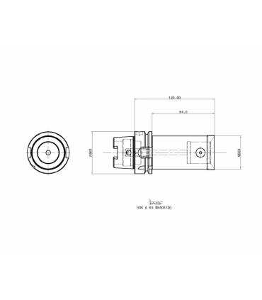 HSK A63 MB50X120