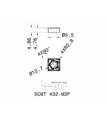 SCMT 120408-M3P IC807