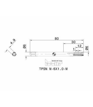 TPSN M-6X1.0-M HETI