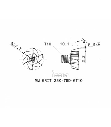 MM GRIT 28K-75D-6T10 IC908