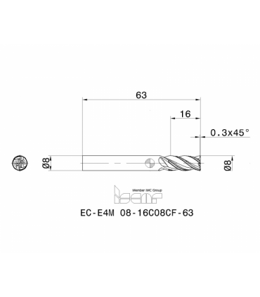 EC-E4M 08-16C08CF-63 IC608