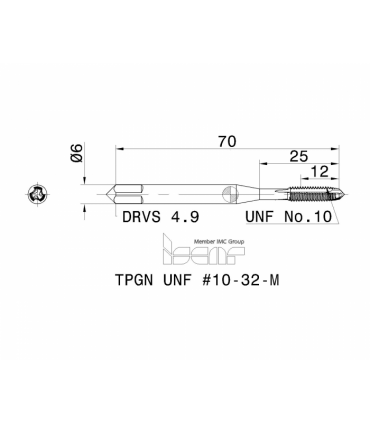 TPGN UNF 10-32-M HE