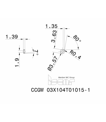 CCGW 03X104TF-MT IB10H