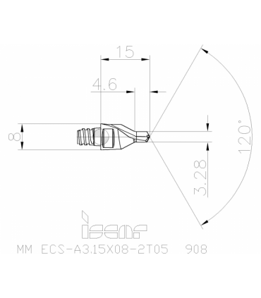 MM ECS-A3.15X08-2T05 IC908