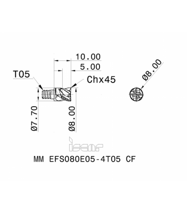 MM EFS080E05-4T05 CF IC908
