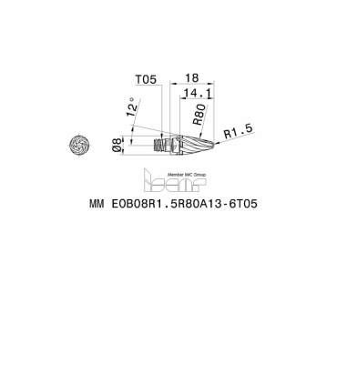 MM EOB08R1.5R80A13-6T05 IC908
