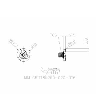 MM GRIT18K250-020-3T6 IC908