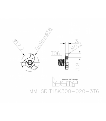 MM GRIT18K300-020-3T6 IC908