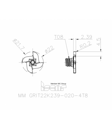 MM GRIT22K239-020-4T8 IC908