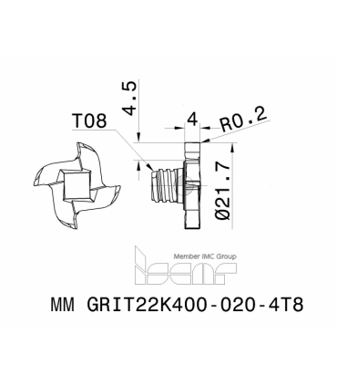 MM GRIT22K400-020-4T8 IC908