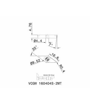VCGW 160404S-2MT BI15HC