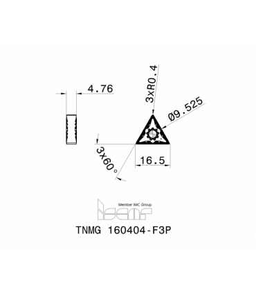 TNMG 160404-F3P IC8250