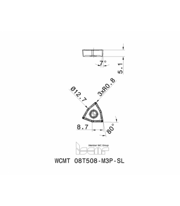 WCMT 08T508-M3P-SL IC8250