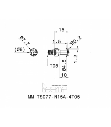 MM TS077-N15A-4T05 IC908