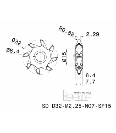 SD D32-M2.25-NO7-SP15 IC908