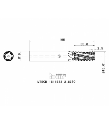 MTECB 1615E33 2.5ISO IC908