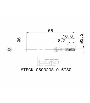 MTECK 06032D8 0.5ISO IC908