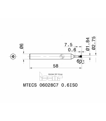 MTECS 06028C7 0.6ISO IC908