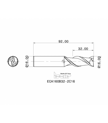ECA160B32-2C16 IC08