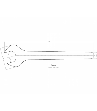 WRENCH ER40 SHORT
