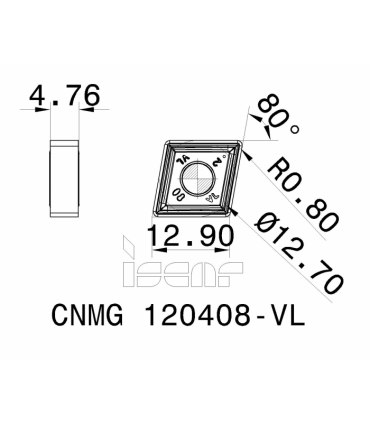 CNMG 120408-VL IC806