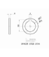 SPACER STUB 27X4